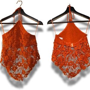 Free People ☮️Festival halter Top.